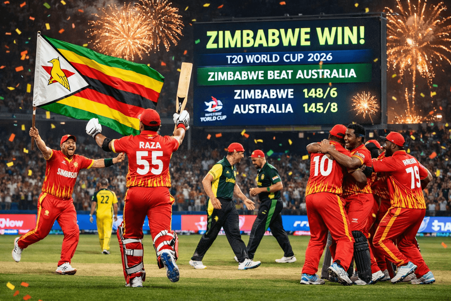 Zimbabwe Upsets Australia in T20 World Cup 2026 Match